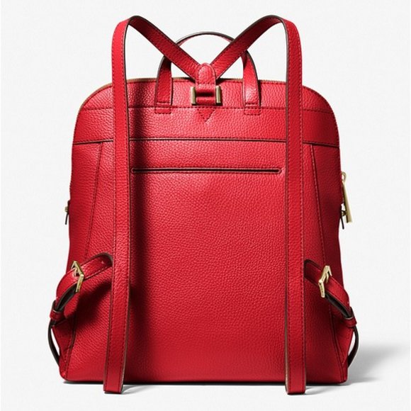 Micheal Kors Rhea Medium Pebbled Slim Backpack - Picture 3 of 9